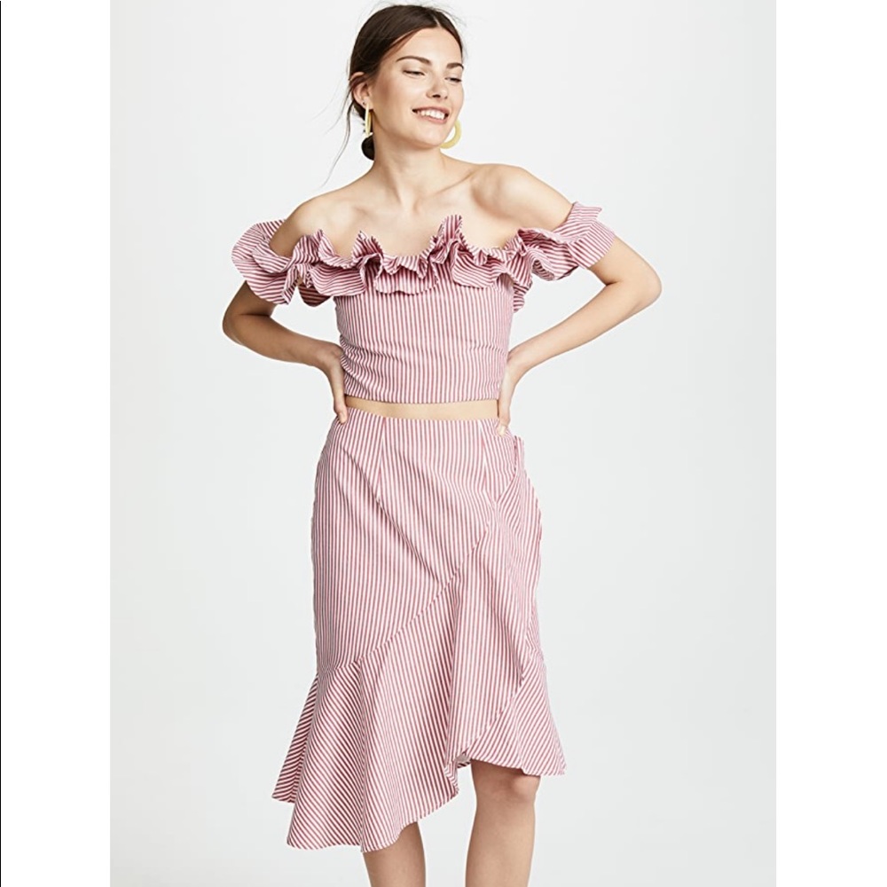 WAYF red stripe set size small